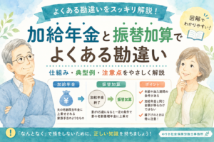 加給年金と振替加算でよくある勘違い。妻が年上の場合はどうなる？